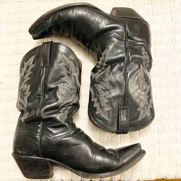 Dan Post Shoes - Dan Post Black Western Cowboy Boot